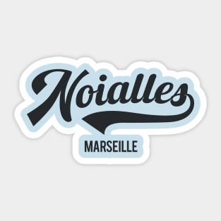 Marseille Noailles - Marseille Noailles Schriftzug - Noailles Logo Sticker